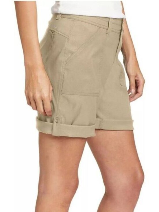 Eddie Bauer Pants - Eddie Bauer Women's Stretch UPF 50 Rolled Hem Adjustable Length Bermuda Shorts